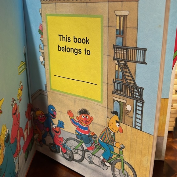Vintage Sesame Street Book Hardback My ABC's volume 1 - Picture 2 of 3